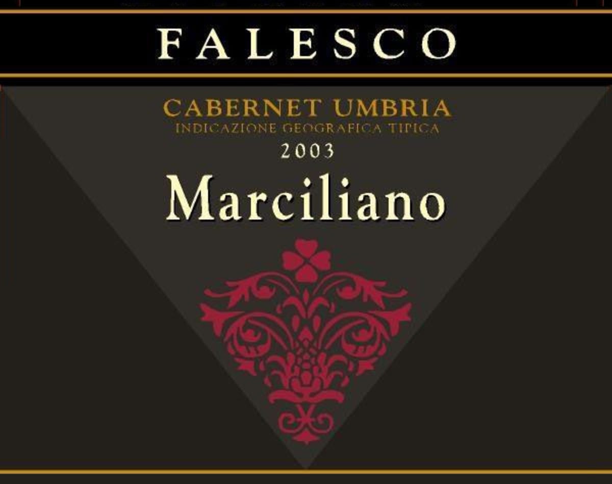 Falesco Marciliano 2003 Front Label