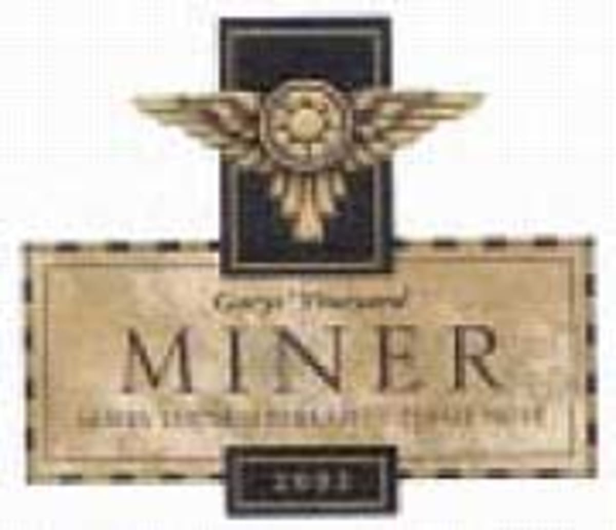 Miner Family Garys' Vineyard Pinot Noir 2000 Front Label