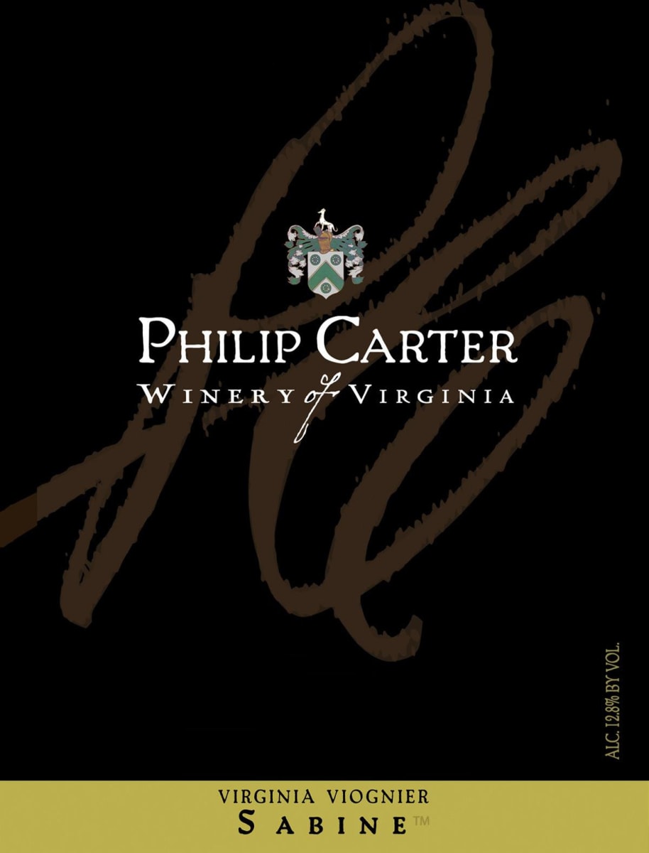 Philip Carter Wines Sabine Viognier 2014 Front Label