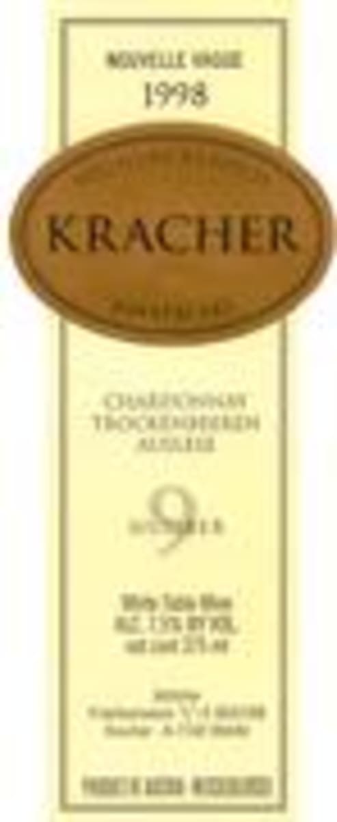 Kracher Chardonnay TBA No. 9 (375ML) 1998 Front Label