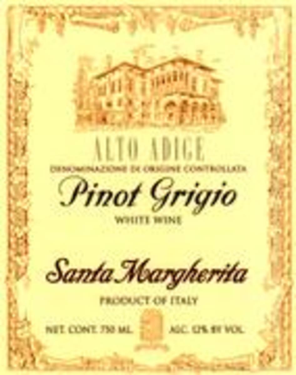 Santa Margherita Pinot Grigio 2002 Front Label