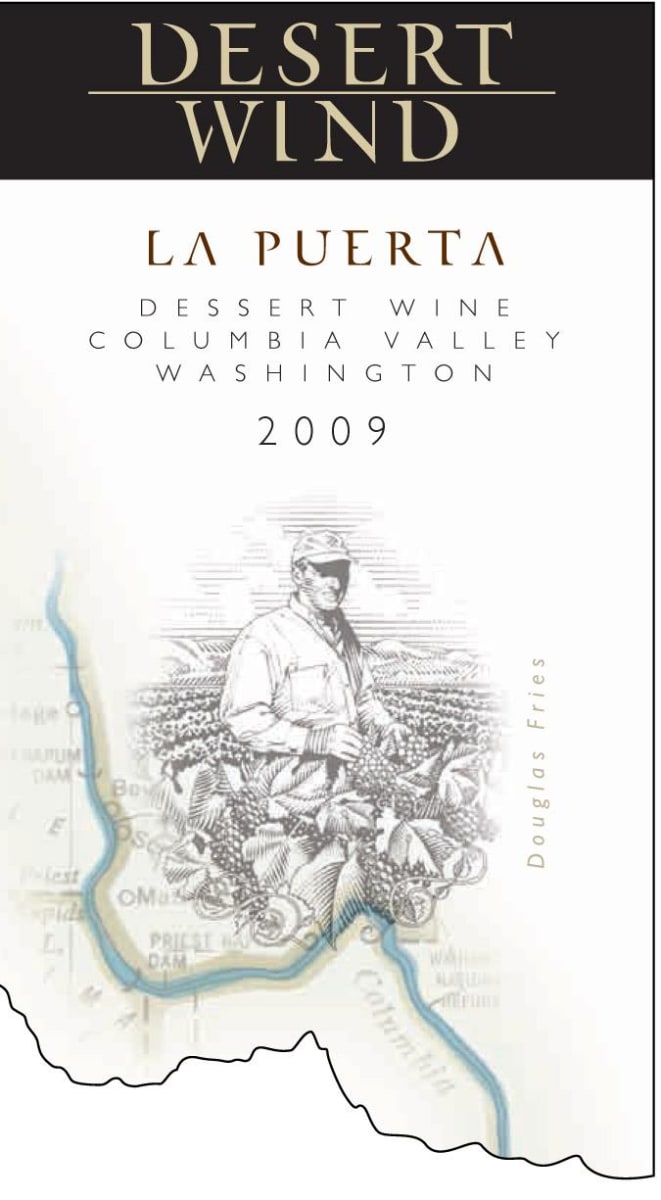 Desert Wind La Puerta Dessert Wine 2009 Front Label