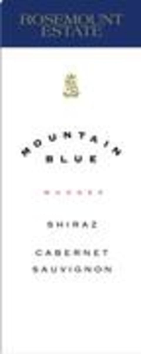 Rosemount Mountain Blue Shiraz Cabernet 1997 Front Label
