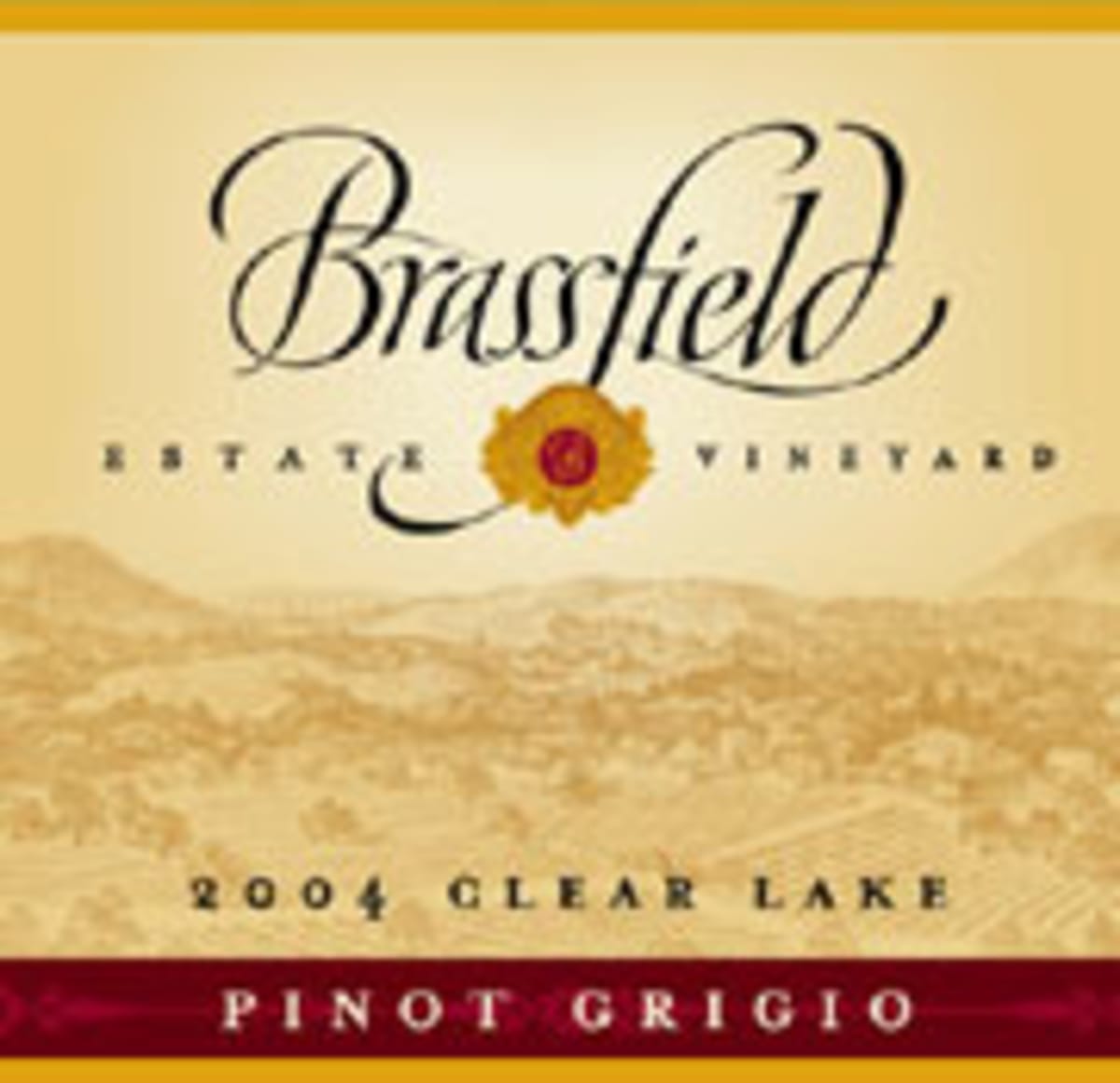 Brassfield Pinot Grigio 2004 Front Label