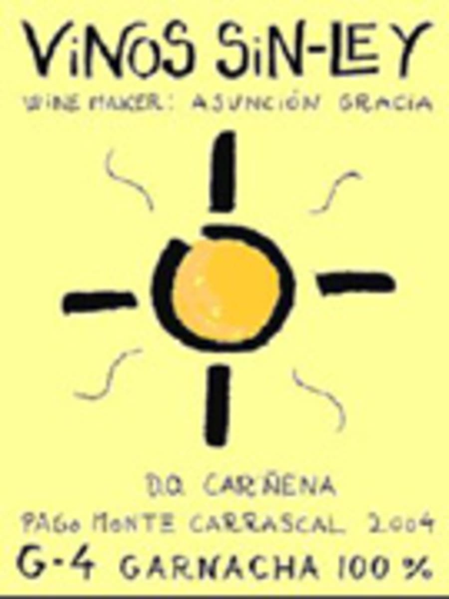 Vinos Sin-Ley G4 Garnacha Carinena 2005 Front Label