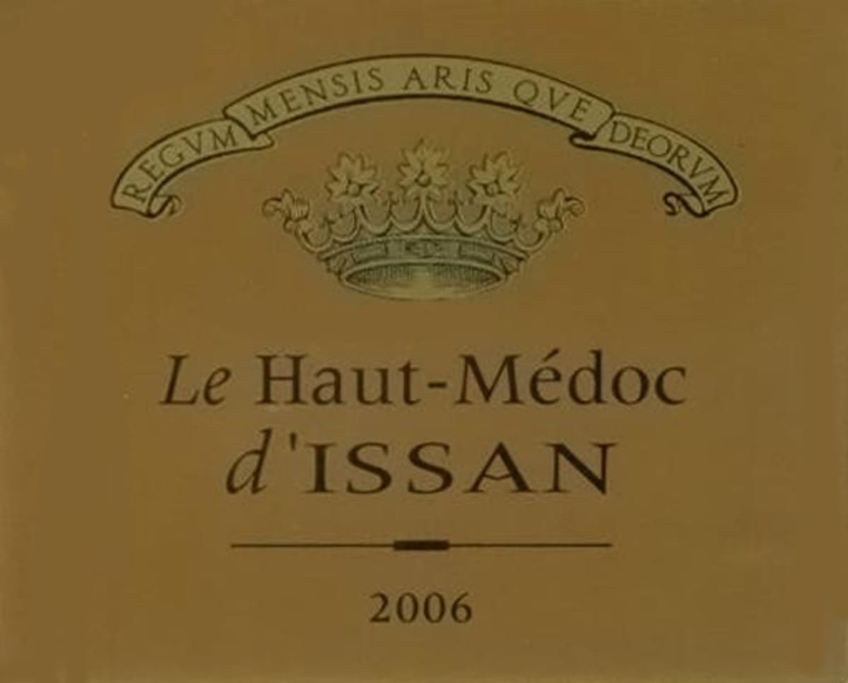 Chateau d'Issan Le Haut-Medoc d'Issan 2006 Front Label