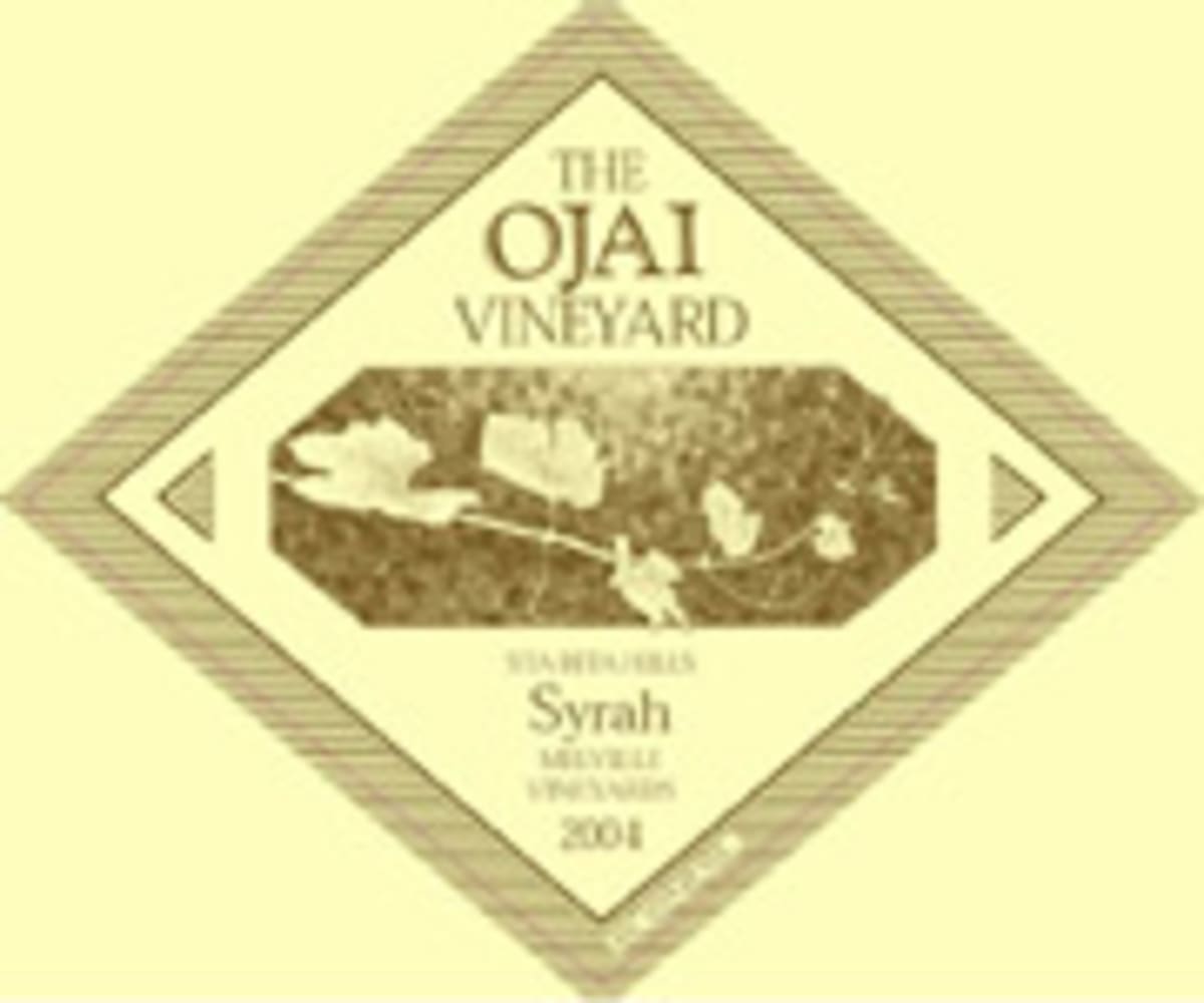 Ojai Melville Syrah 2004 Front Label