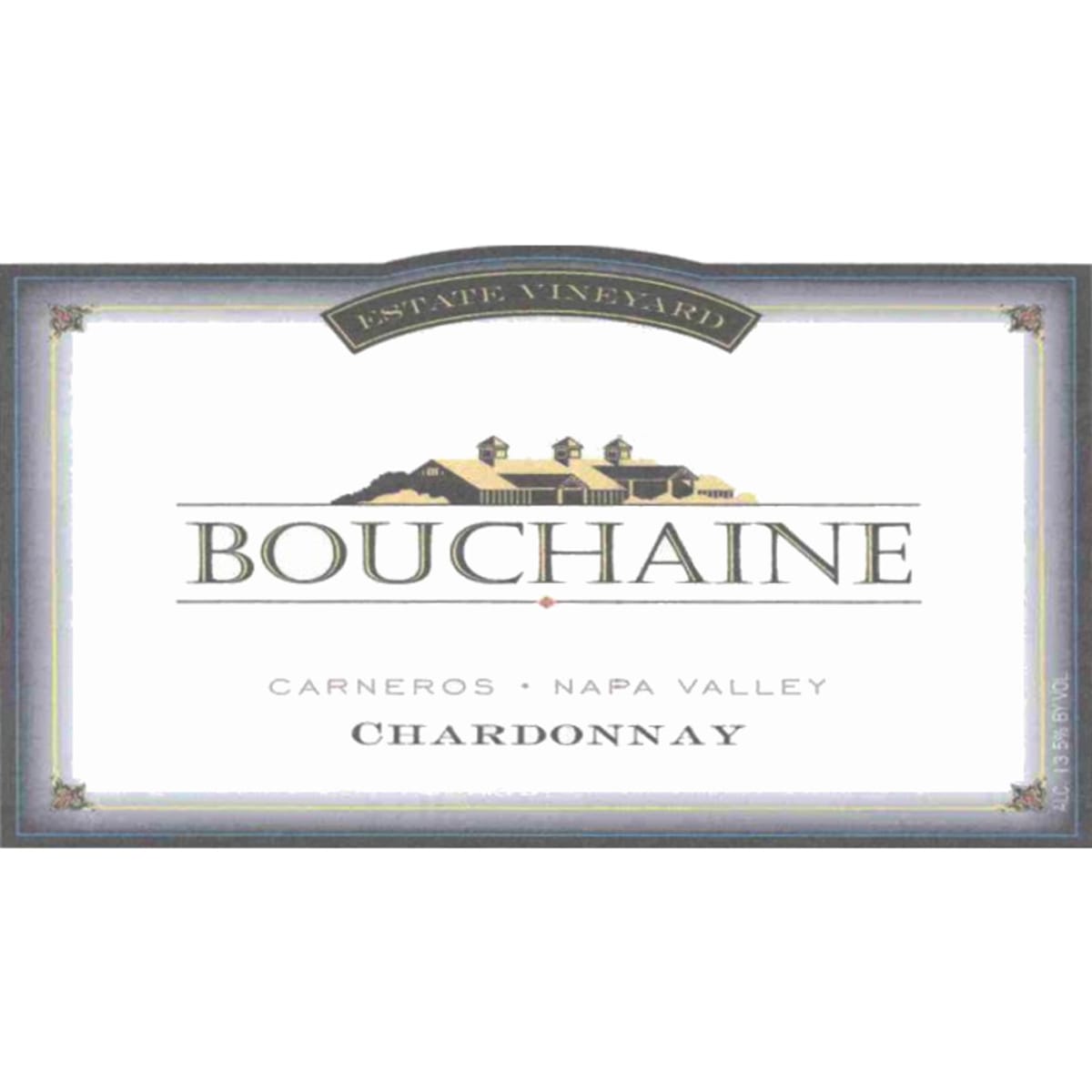 Bouchaine Estate Chardonnay 2005 Front Label