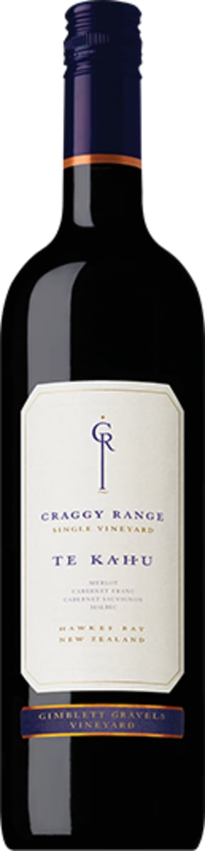 Craggy Range Winery Te Kahu Gimblett Gravels Vineyard 2020  Front Bottle Shot