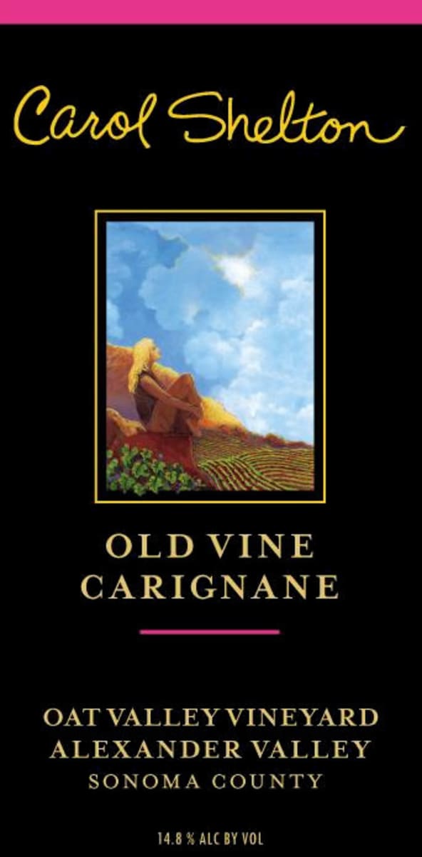 Carol Shelton Old Vine Carignane 2014  Front Label