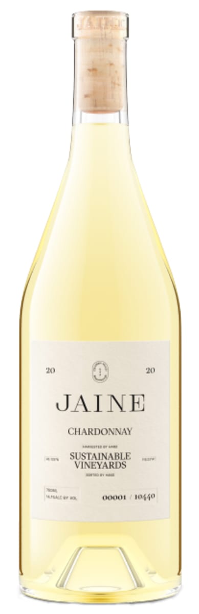 Jaine Chardonnay 2020  Front Bottle Shot