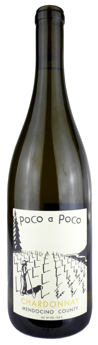 Poco a Poco Mendocino County Chardonnay 2021  Front Bottle Shot