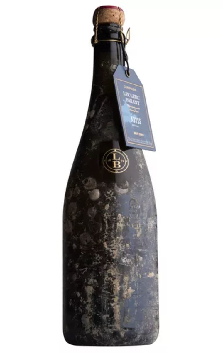 Champagne Leclerc Briant Cuvee Abyss Brut Zero with Gift Box 2017  Front Bottle Shot