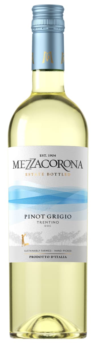 Mezzacorona Pinot Grigio 2019  Front Bottle Shot