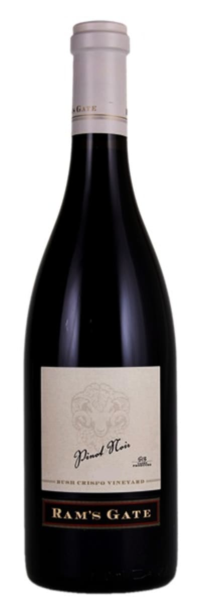 Ram's Gate Winery Bush Crispo Vineyard Pinot Noir 2015 Front Bottle Shot