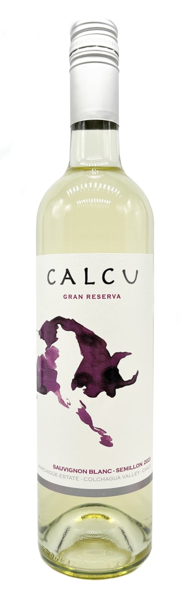 Calcu Gran Reserva Sauvignon Blanc-Semillon 2021  Front Bottle Shot
