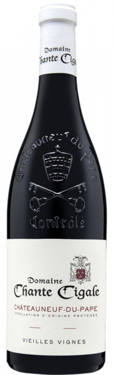 Domaine Chante Cigale Chateauneuf-du-Pape Vieilles Vignes 2019  Front Bottle Shot