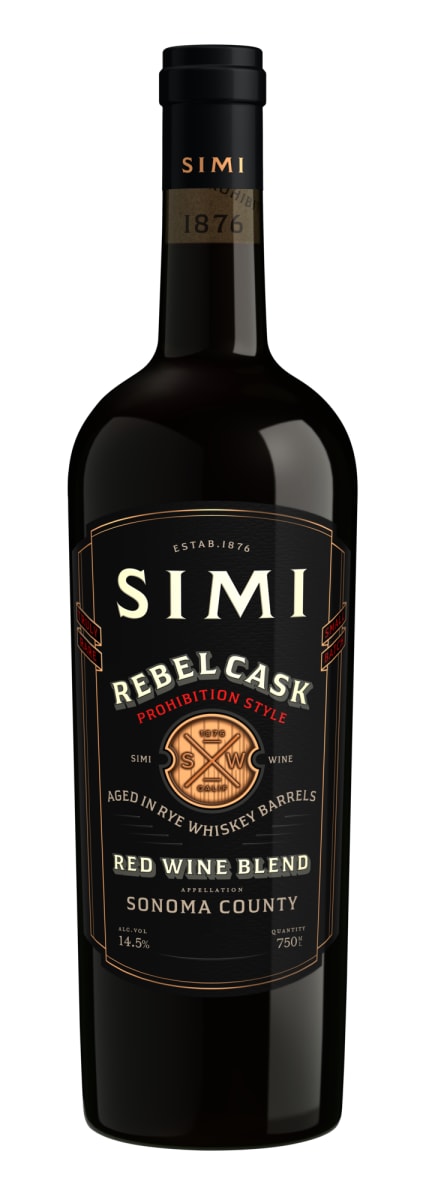 Simi Rebel Cask Red Blend 2018  Front Bottle Shot