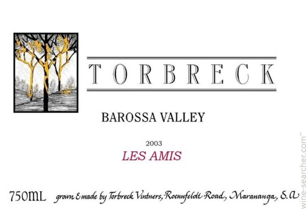 Torbreck Les Amis Grenache 2003  Front Label