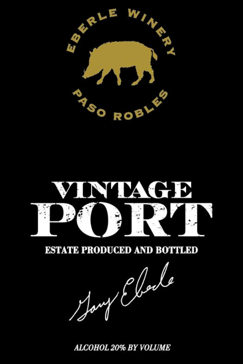 Eberle Vintage Port 2013  Front Label