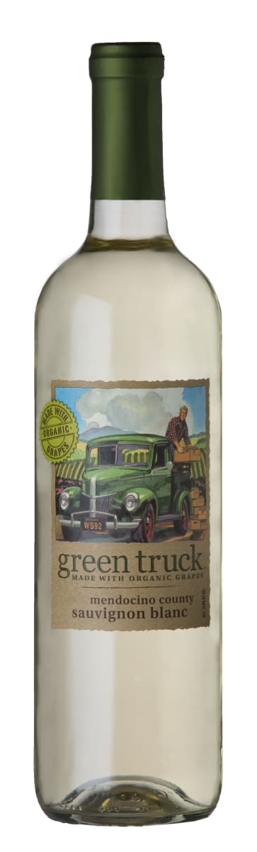 Red Truck Winery Green Truck Sauvignon Blanc 2014 Front Bottle Shot