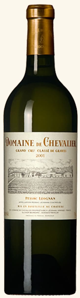 Domaine de Chevalier Blanc 2001  Front Bottle Shot