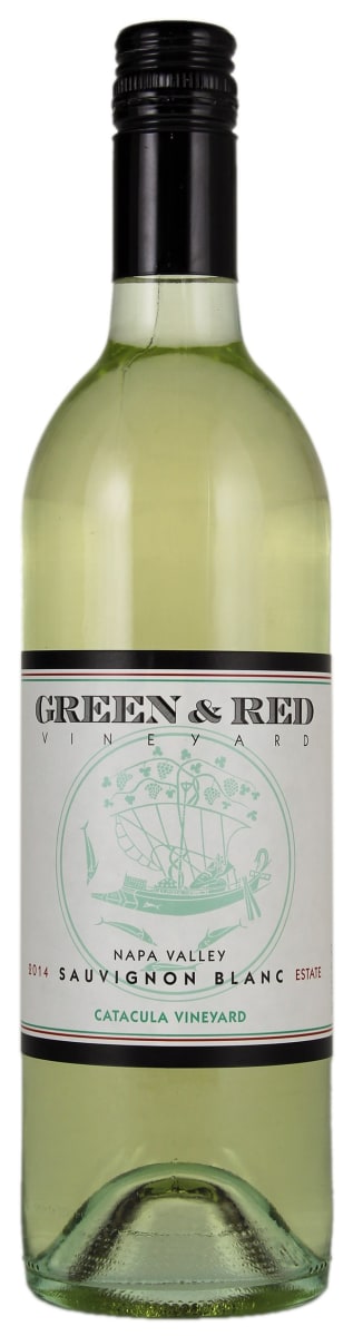 Green & Red Catacula Vineyard Sauvignon Blanc 2014 Front Bottle Shot