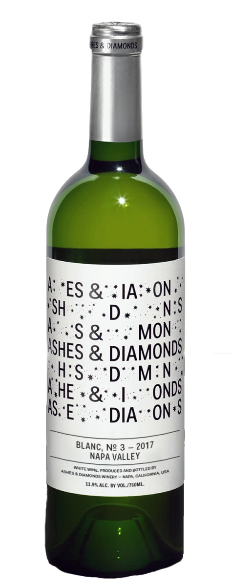 Ashes & Diamonds Blanc No. 3 2017  Front Bottle Shot