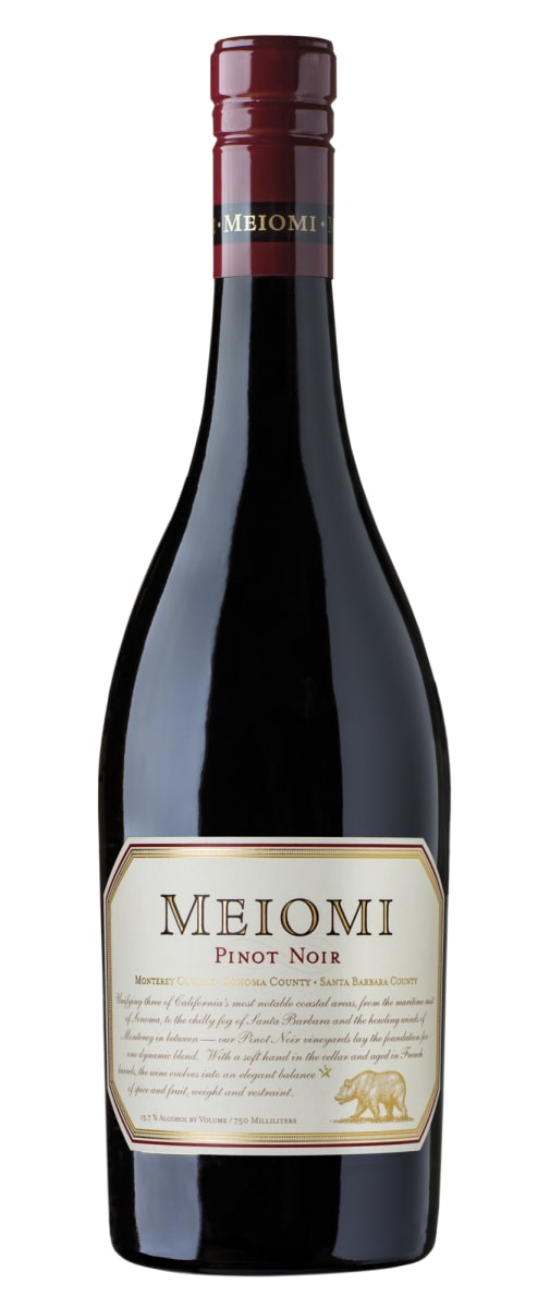 Meiomi Pinot Noir 2022  Front Bottle Shot
