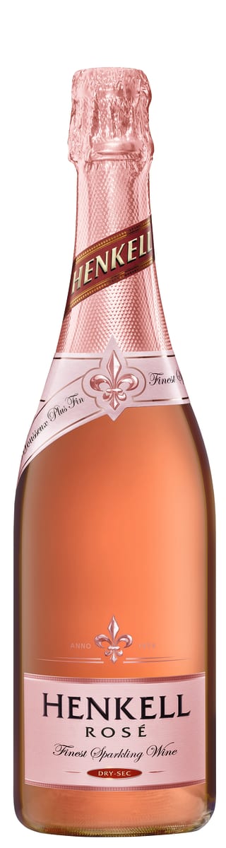Henkell Rose Finest Sparkling Wine Dry-Sec  Front Bottle Shot