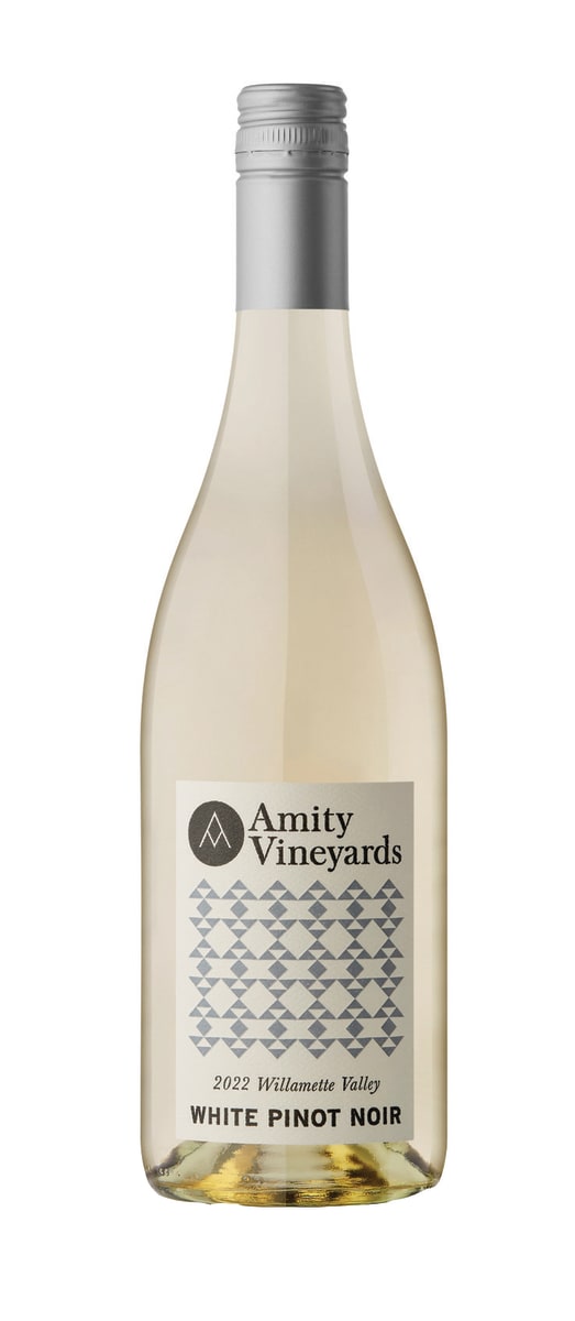 Amity White Pinot Noir 2022  Front Bottle Shot
