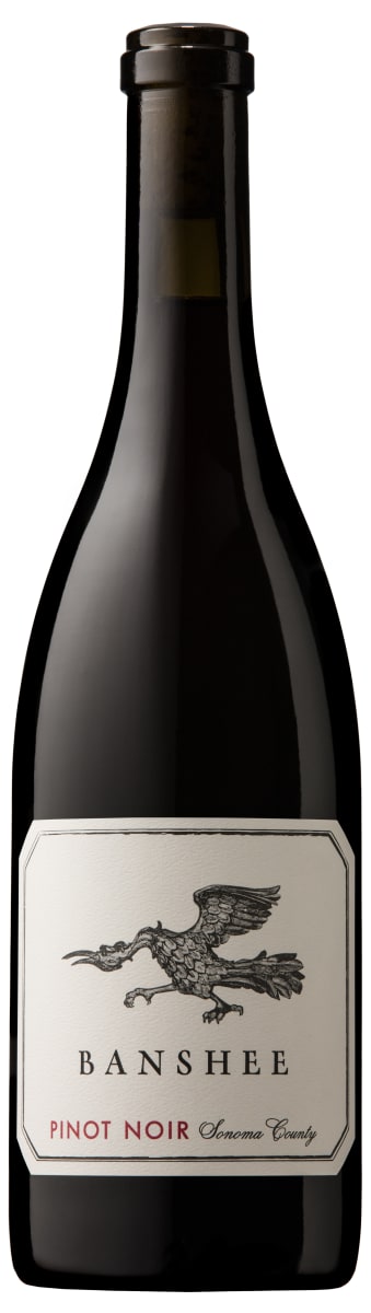 Banshee Sonoma County Pinot Noir 2016 Front Bottle Shot