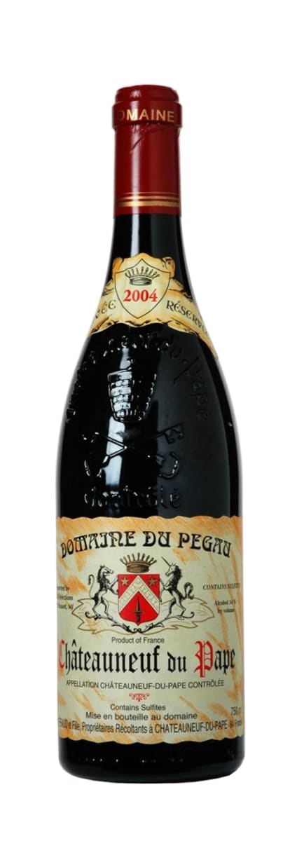 Domaine du Pegau Chateauneuf-du-Pape Cuvee Reservee 2004  Front Bottle Shot