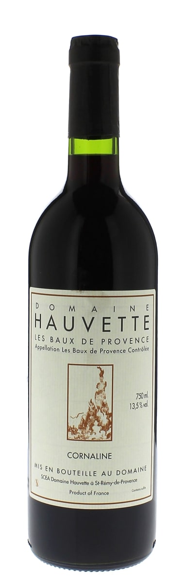 Domaine Hauvette Les Baux de Provence Cornaline Rouge 2016  Front Bottle Shot