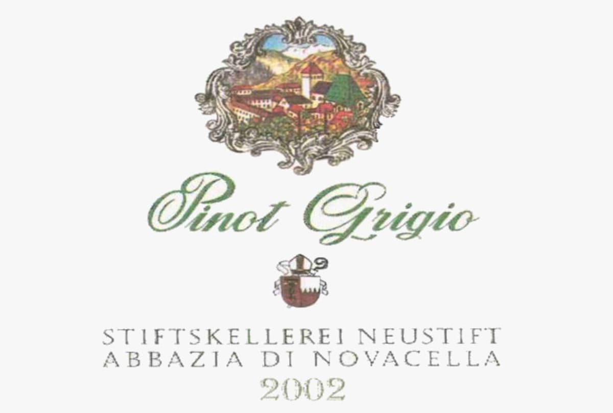 Abbazia di Novacella Pinot Grigio 2002 Front Label