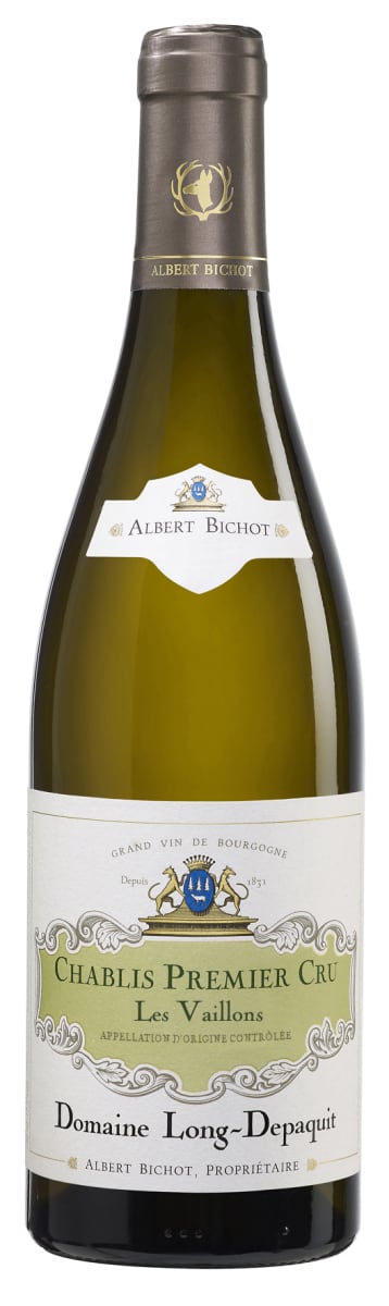 Albert Bichot Chablis Les Vaillons Premier Cru Domaine Long-Depaquit 2019  Front Bottle Shot