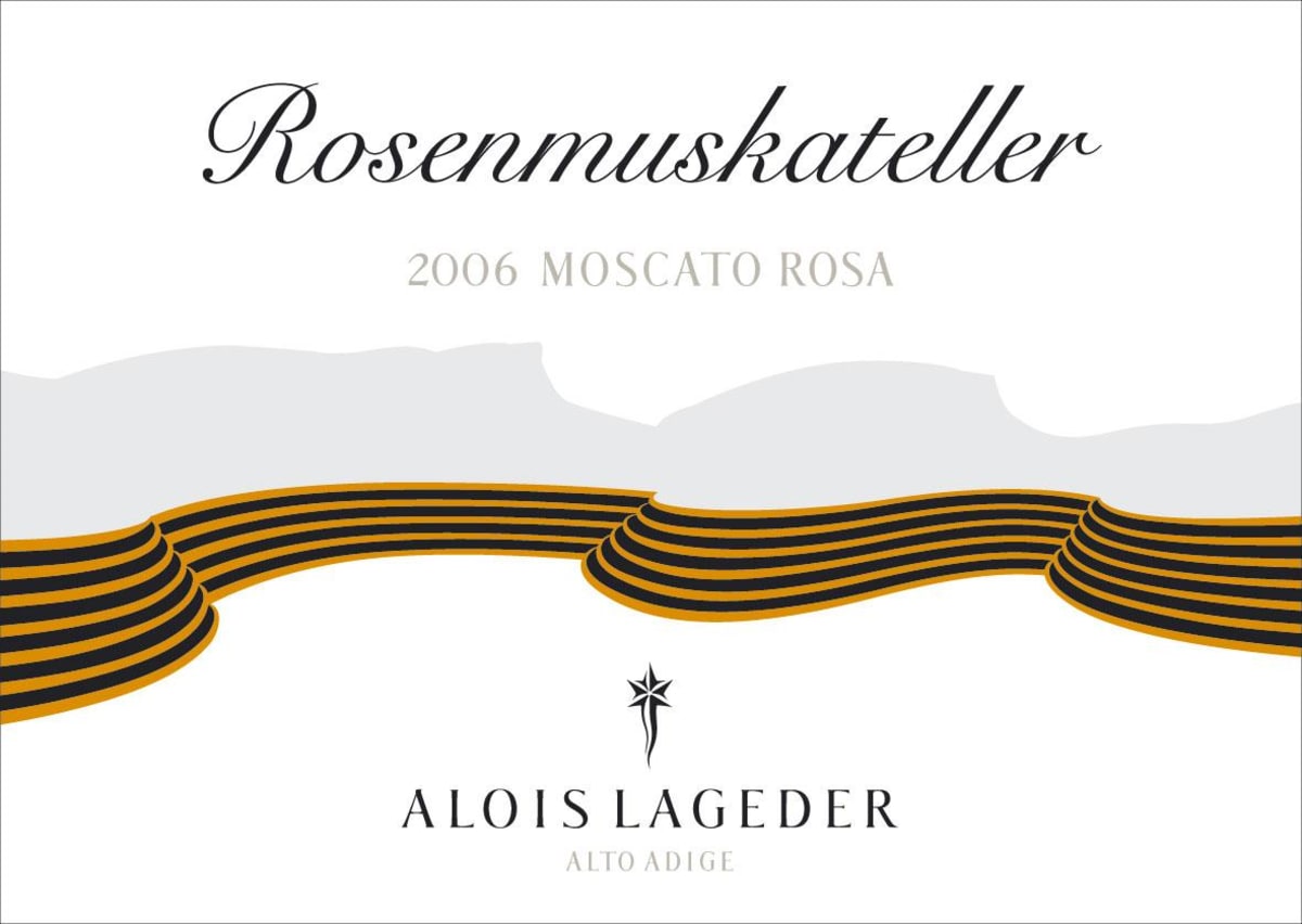 Alois Lageder Rosenmuskateller Rosa Moscato 2006 Front Label