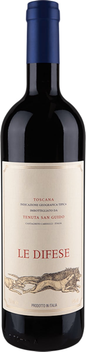 Tenuta San Guido Le Difese Toscana 2021  Front Bottle Shot