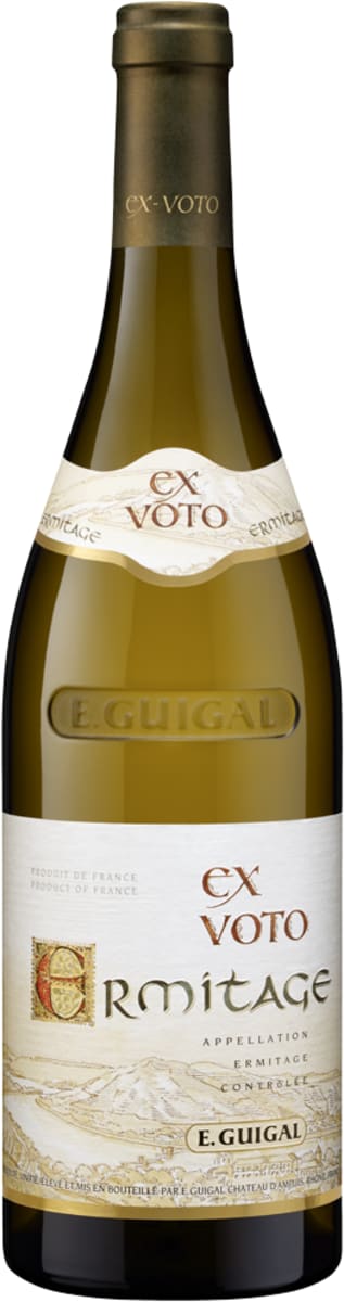 Guigal Ex Voto Ermitage Blanc 2016 Front Bottle Shot