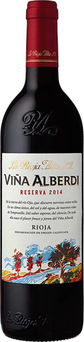 La Rioja Alta Vina Alberdi Reserva Tinto 2014  Front Bottle Shot