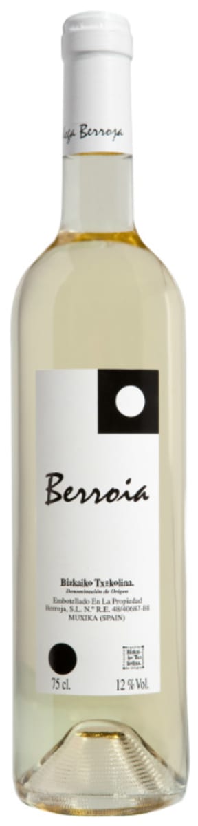 Bodegas Berroja Berroia Txakoli 2015 Front Bottle Shot