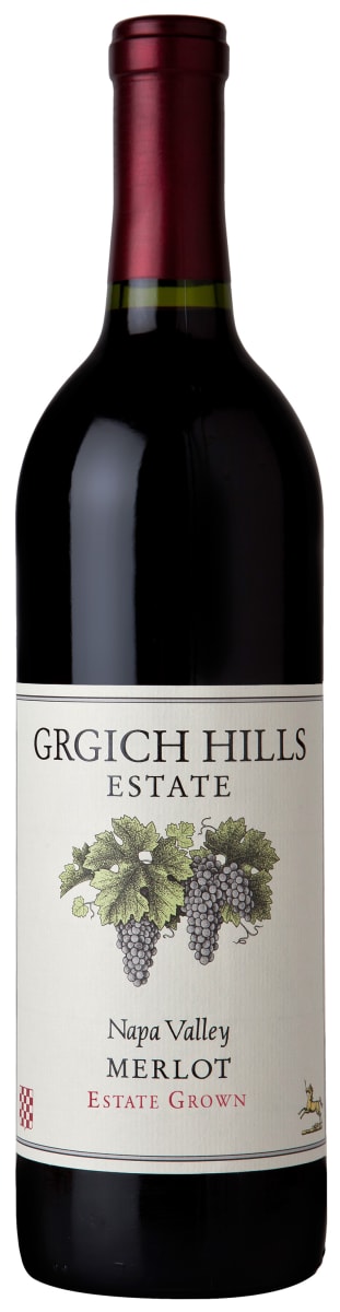 Grgich Hills Estate Merlot 2019  Front Bottle Shot