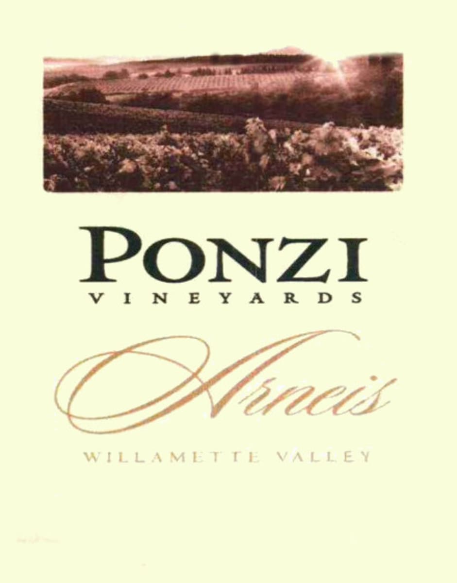 Ponzi Arneis 2012  Front Label