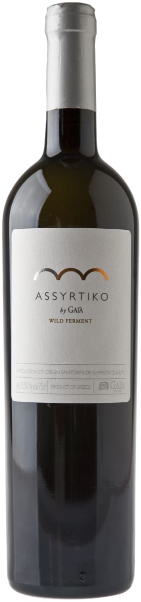 Gaia Santorini Wild Ferment Assyrtiko 2020  Front Bottle Shot