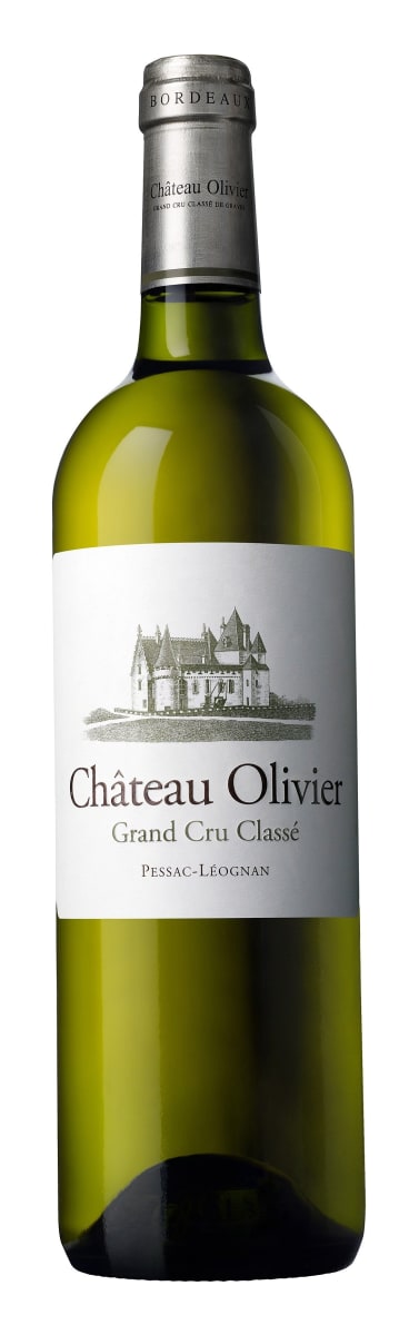 Chateau Olivier Blanc 2018  Front Bottle Shot