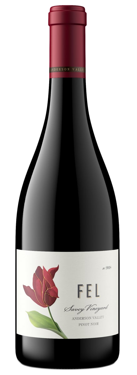 FEL Savoy Vineyard Pinot Noir 2018  Front Bottle Shot