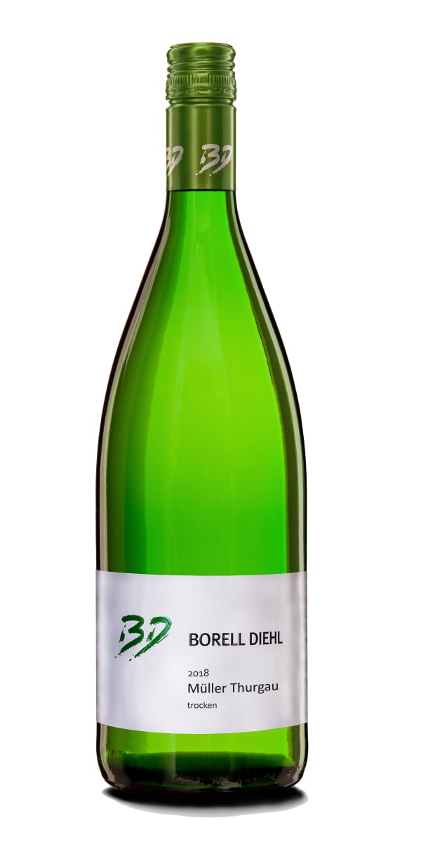 Weingut Borell Diehl Pfalz Muller Thurgau Trocken (1 Liter) 2019  Front Bottle Shot