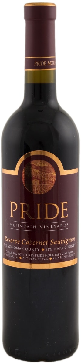 Pride Mountain Vineyards Reserve Cabernet Sauvignon 2003  Front Bottle Shot