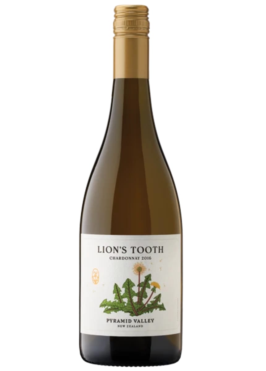 Pyramid Valley Lion's Tooth Chardonnay 2016  Front Bottle Shot