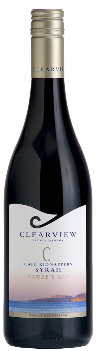 Clearview Estate Winery Cape Kidnappers Syrah 2017 Front Bottle Shot